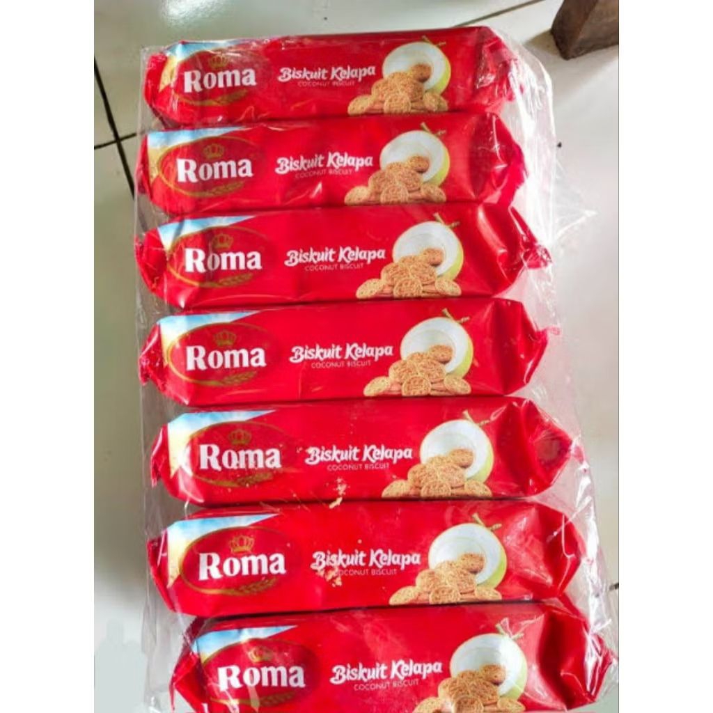 

Roma kelapa biskuit kelapa 300g/kotak merah/biskuit renyah