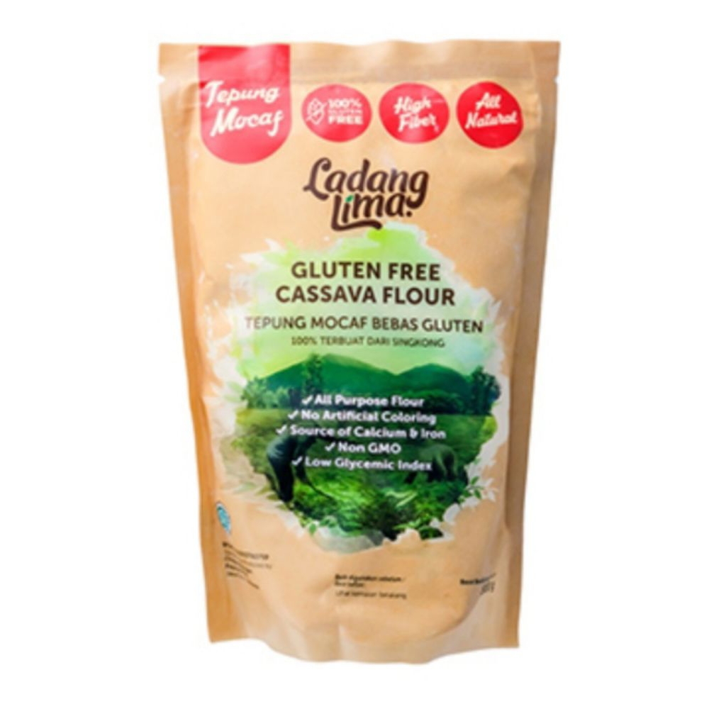 

Ladang Lima Gluten Free Cassava Flour Tepung Mocaf Bebas Gluten 500gr