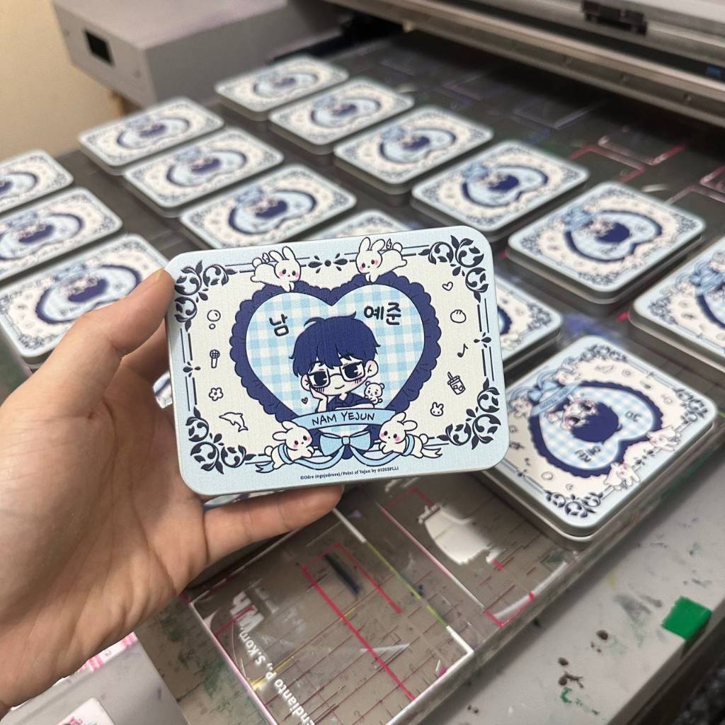 Kaleng L Custom Satuan / Kotak Kaleng Besar / Kotak Penyimpanan / Gift Box Hadiah