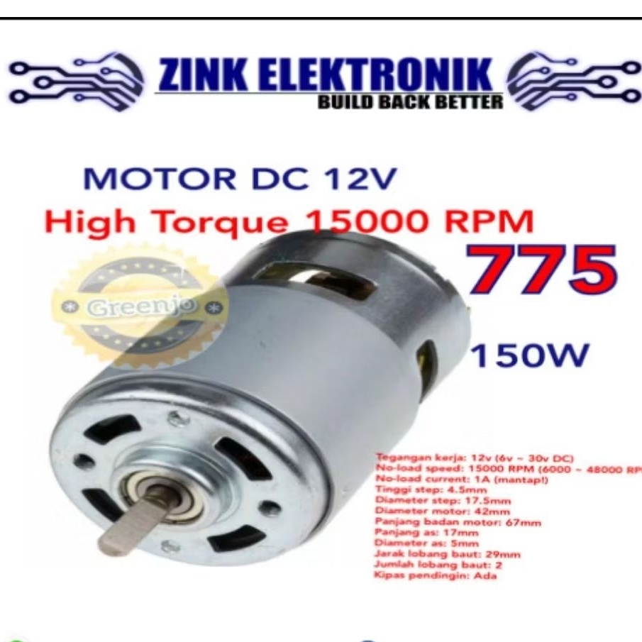 Dinamo 775 DC 12-24v