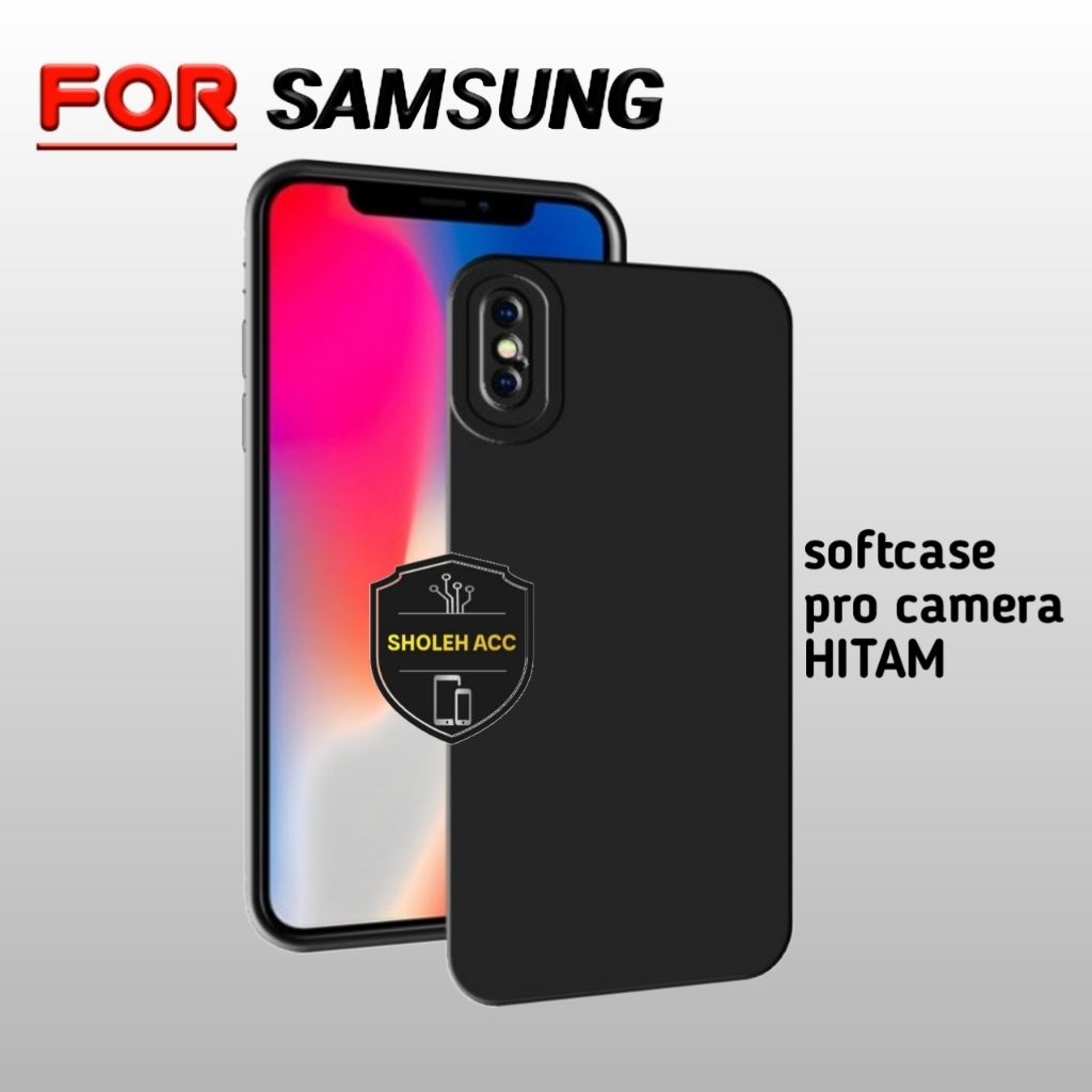 softcase pro camera hitam SAMSUNG A10