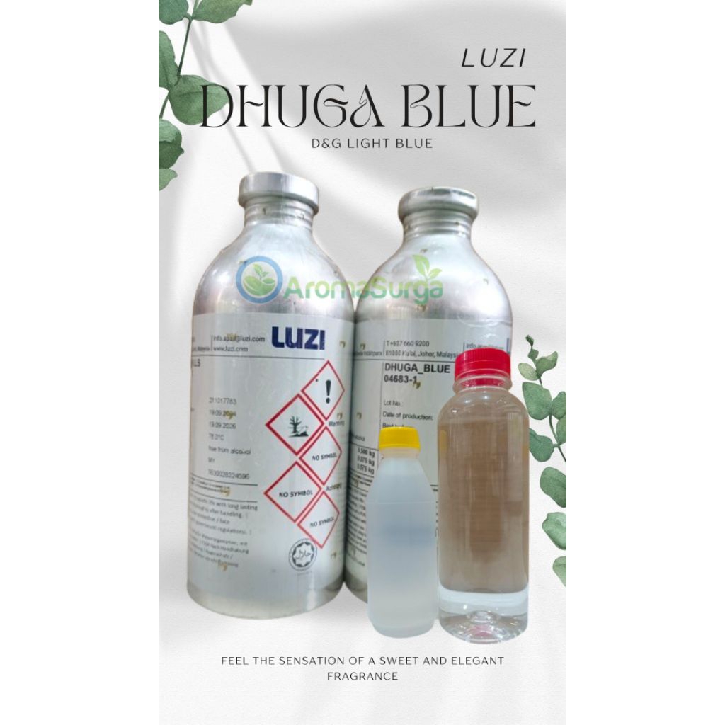 DHUGA BLUE LUZI | BIBIT PARFUM LUZI 100% ASLI