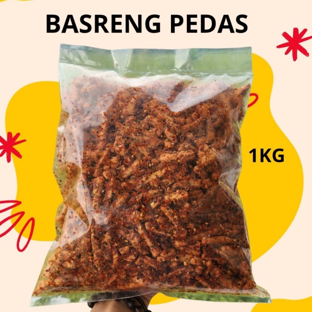 

COD Basreng Original Pedas Daun Jeruk Viral Murah Terlaris 20rb Snack Sultan Melimpah Bumbu Alami