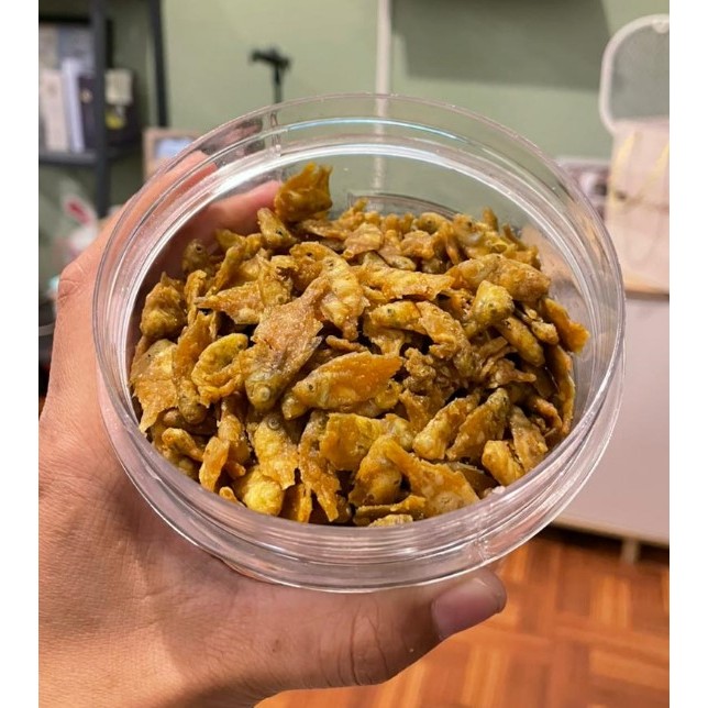 

baby fish krispi / ikan pepetek krispi