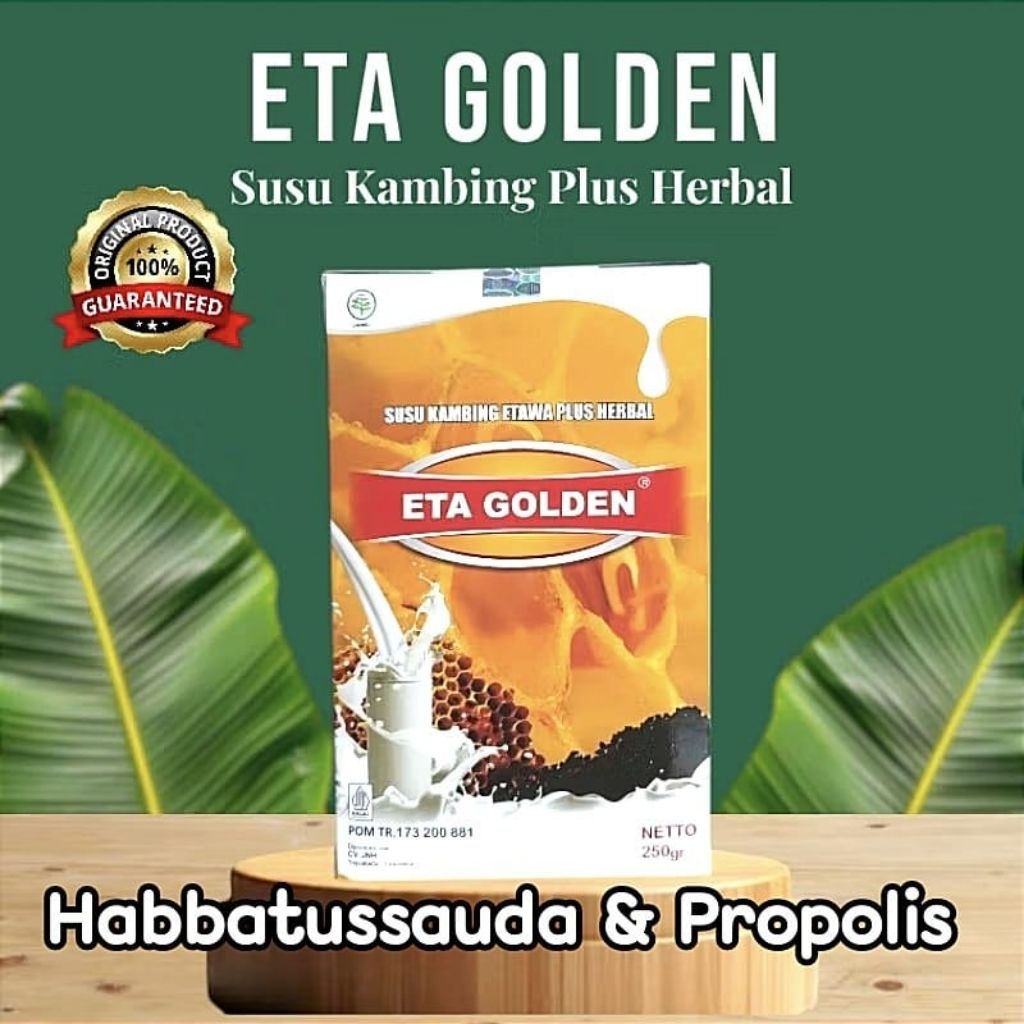 

Eta Golden Susu Kambing Etawa Plus Propolis dan Habbatussauda