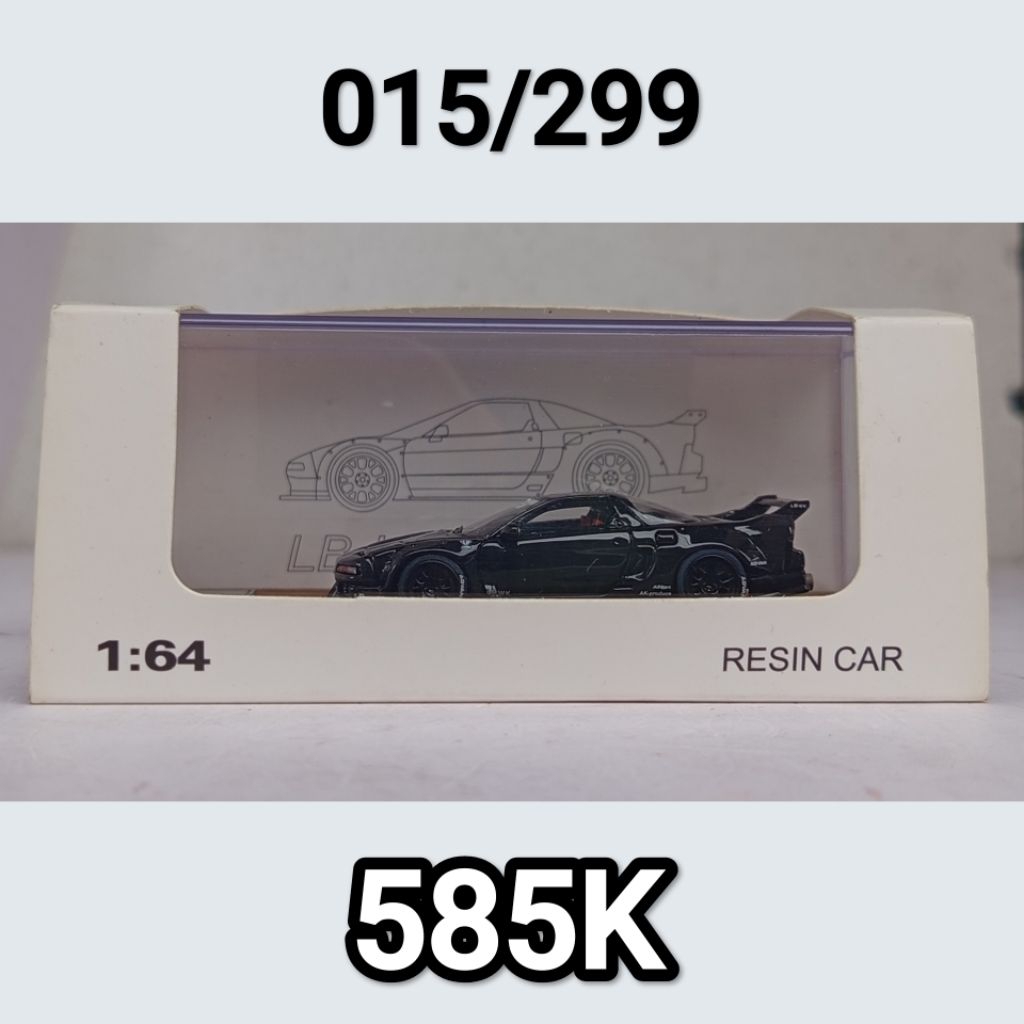 Model Mini Scale 64 Resin Qidian Honda NSX LBWK Liberty Walk Kawashima Advan Hitam Limited Edition