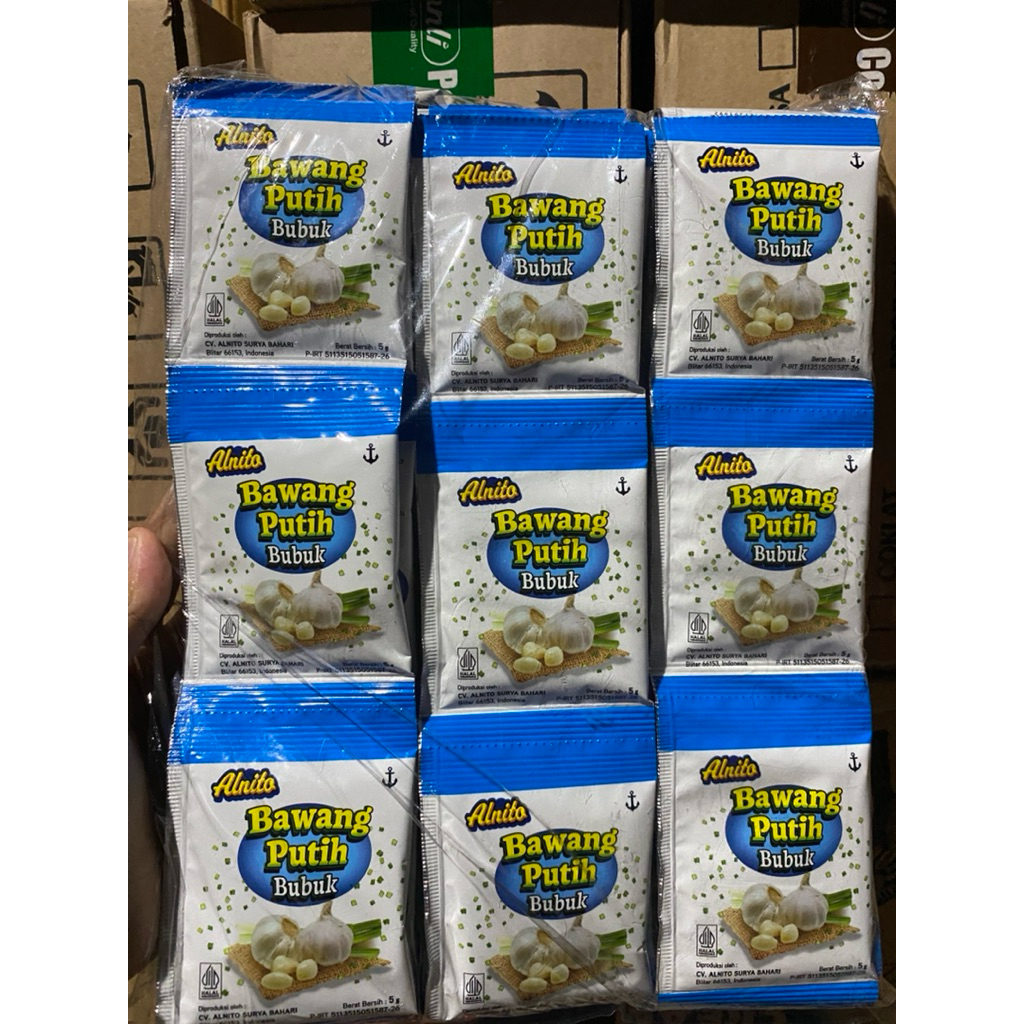 

6 Lusin (72pcs) Bawang Putih Bubuk