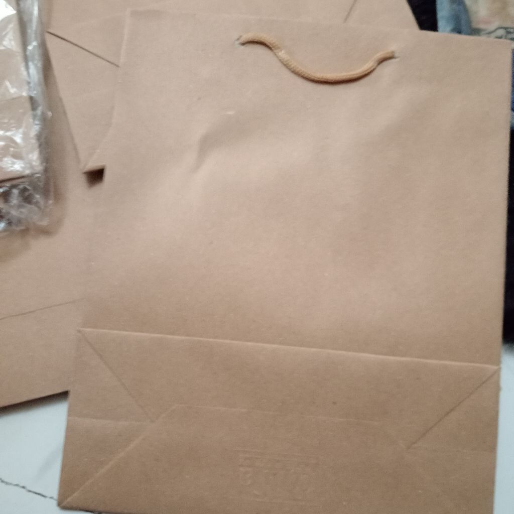 

[20 PCS] PAPERBAG KRAFT SERI POLOS 150 Gram 25 x 20 x 8