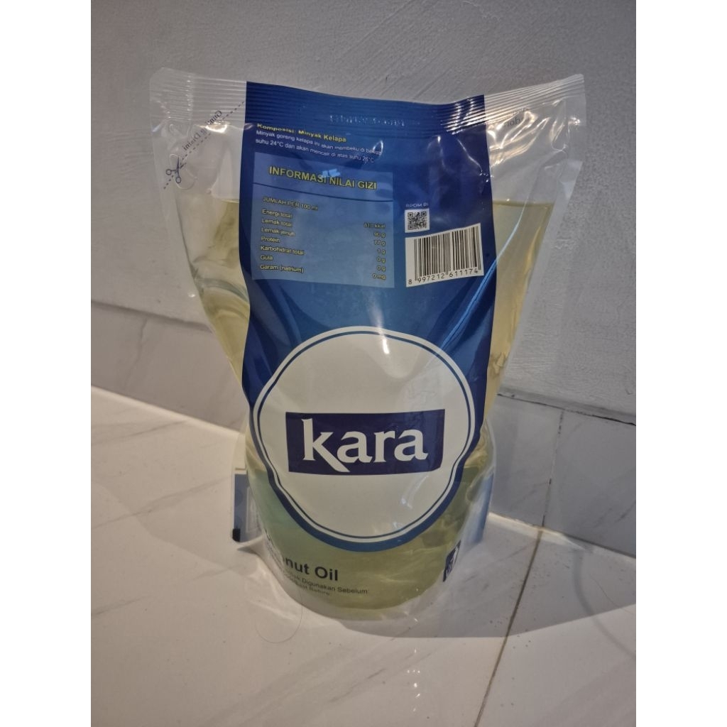 

KARA COCONUT OIL MINYAK GORENG KELAPA REFILL 2Liter