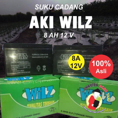 Baterai Aki Wilz Tangki Semprot Elektrik 16 liter 12 Volt 8AH