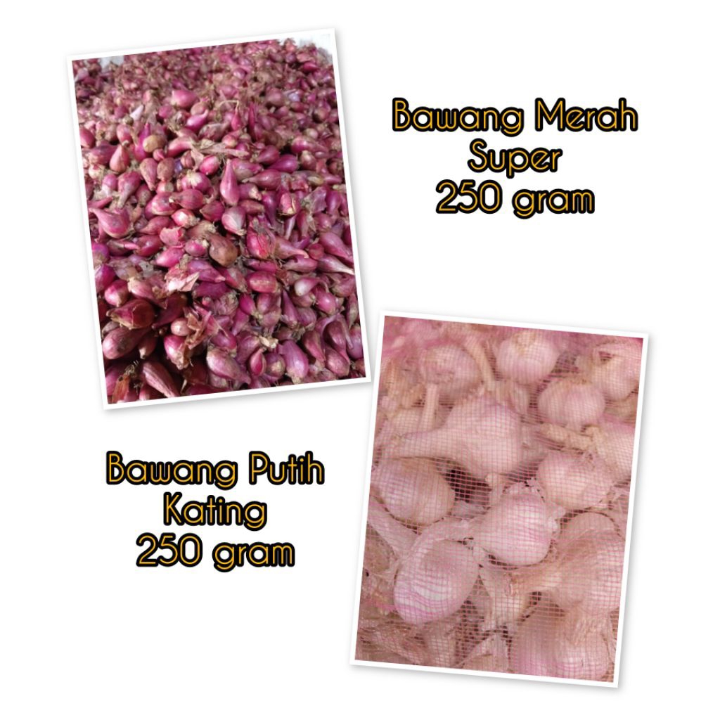 

Paket bawang super / bawang merah / bawang kating 500 gram