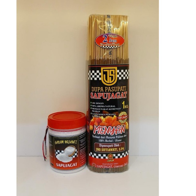 DUPA PAKET 2 PRODUK (GARAM PASUPATI + DUPA HERBAL PASUPATI )