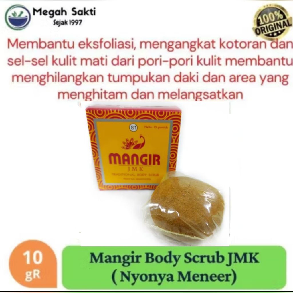 JMK Ny Meneer Mangir Tradisional Body Scrub 10gr