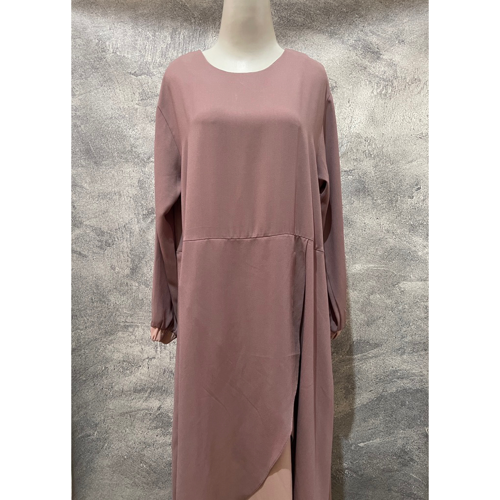[Preloved] Gamis wanita lilac-pink