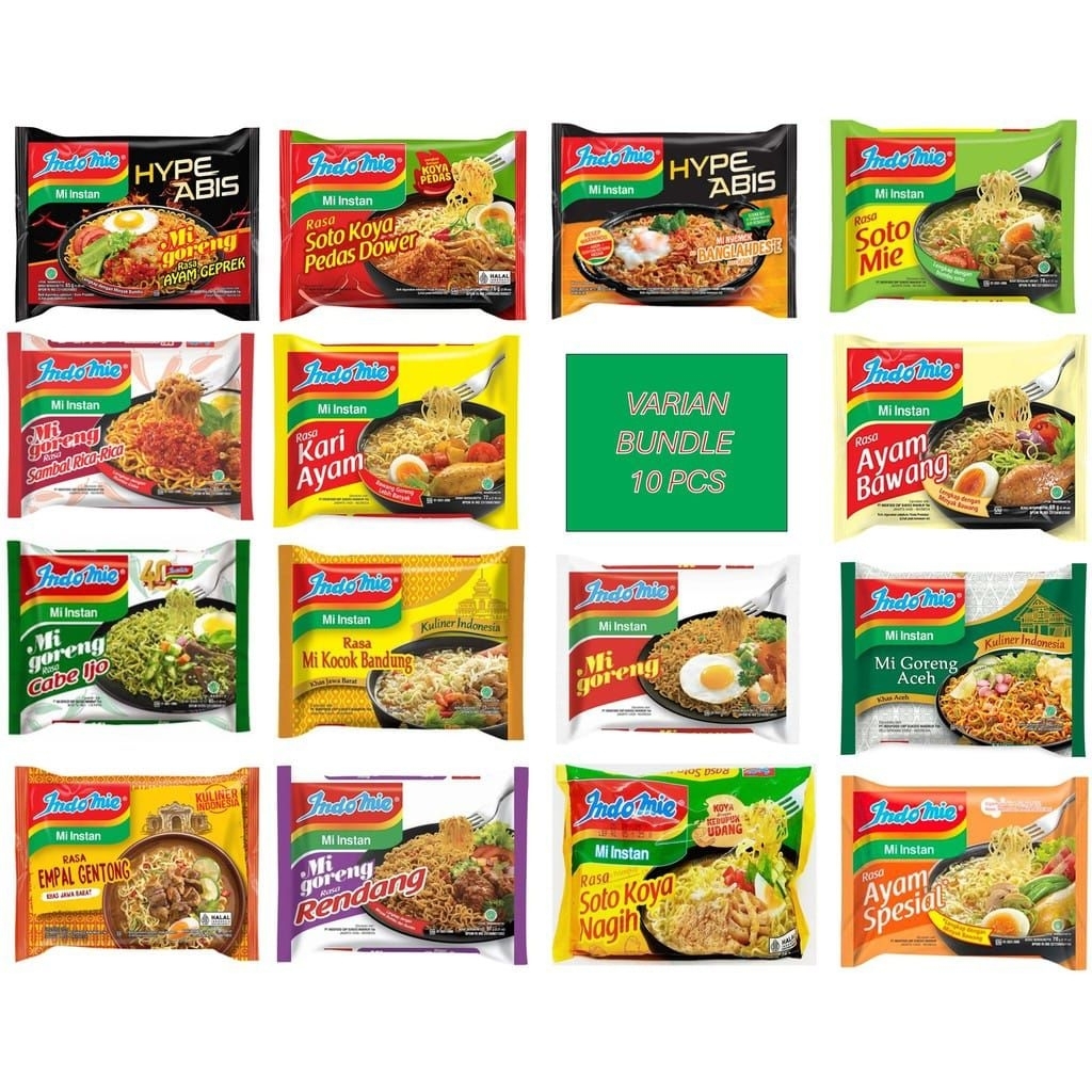 

Indomie mix all varian rasa 1 dus isi 40pcs