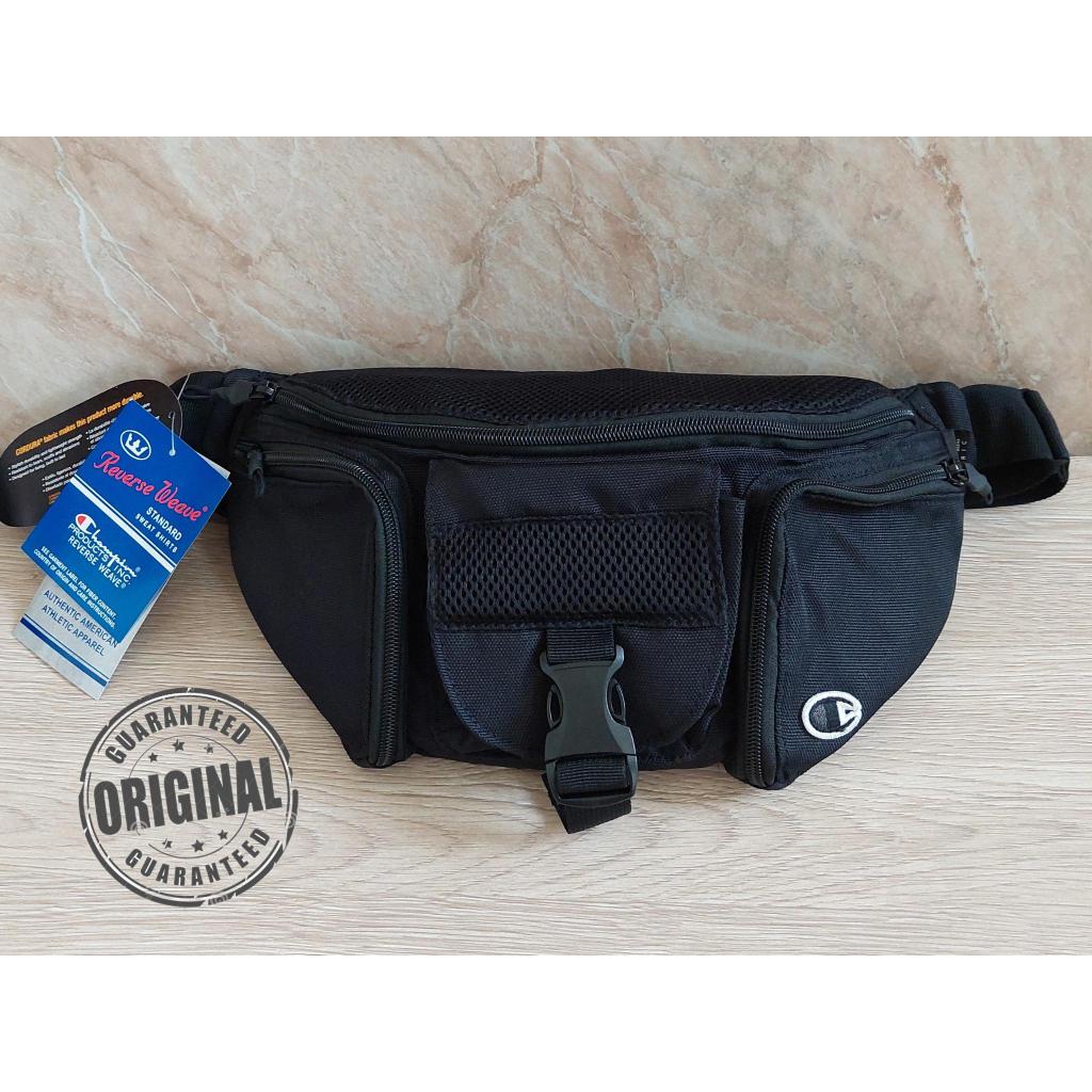 ORIGINAL CHAMPION WAIST BAG REVERSE WEAVE BELT CHAMPION TAS SELEMPANG
