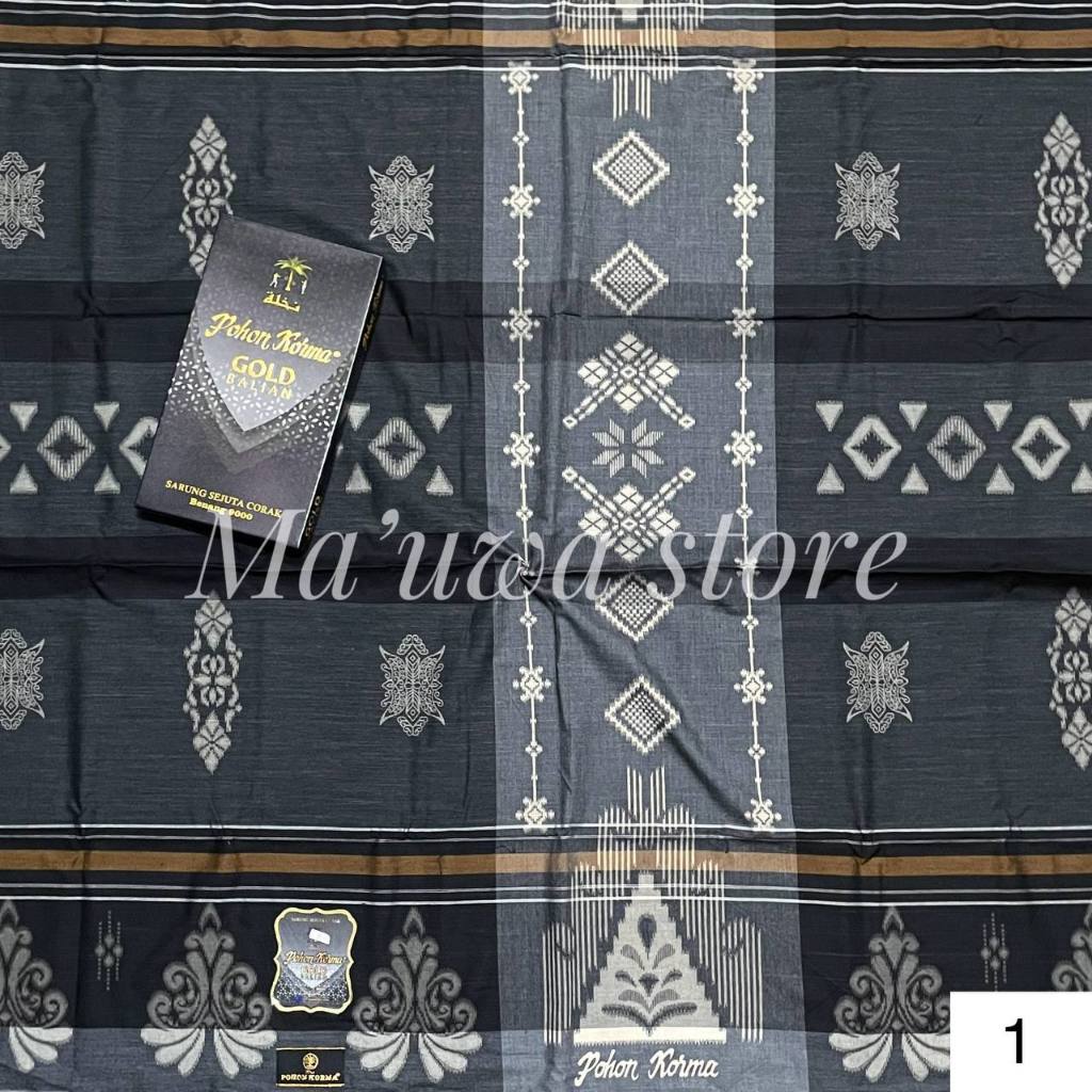 SARUNG POHON KURMA KORMA GOLD BALIAN KEMBANG TIMBUL GROSIR TERMURAH