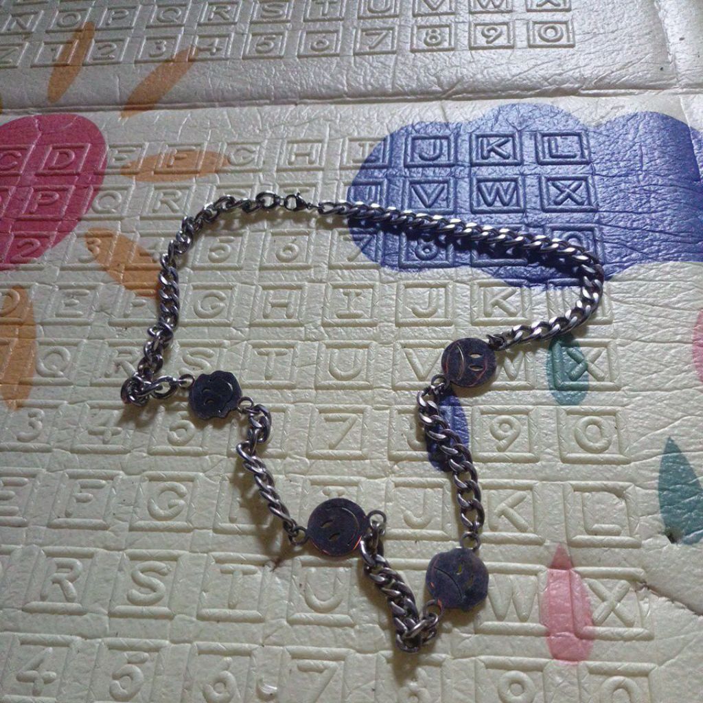 PRELOVED KALUNG SMILEY KALUNG STAINLESS STEEL