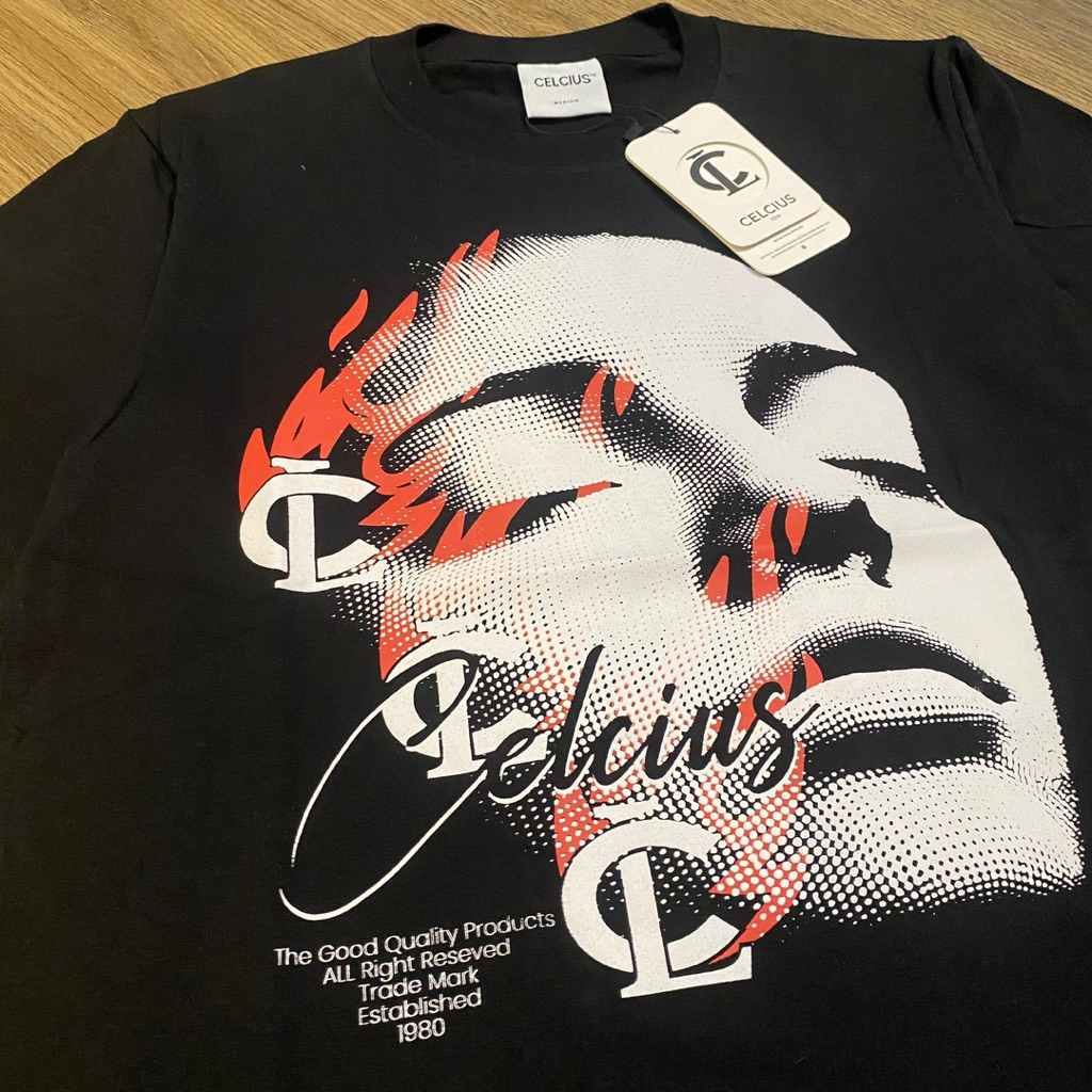 Kaos Celcius Pria Lengan Pendek / Baju Celcius Terbaru