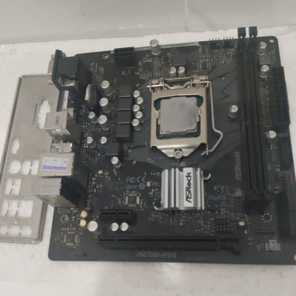 PAKET MOBO ASROCK H470M-HVS + G6405 LGA 1200