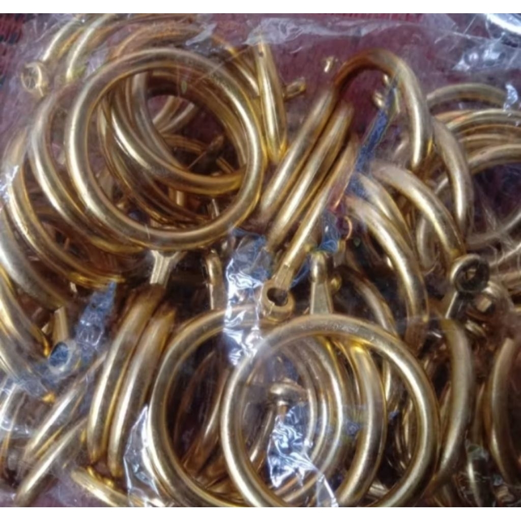 Ring Pipa Gorden Gold / Cincin Gelang Besi Gorden Gold/ Tiang Gorden Batang