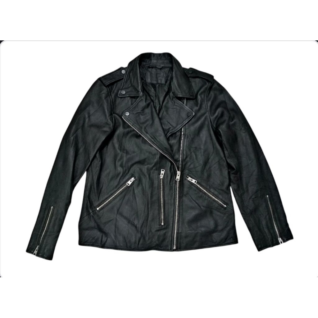 ALL SAINTS ramones leather jacket not simpson kushitani yellow corn schott perfecto avirex