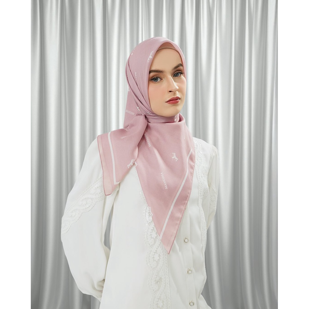 VICTORIA PINK SCARF | OFFICIAL HIJAB MANDJHA IVAN GUNAWAN