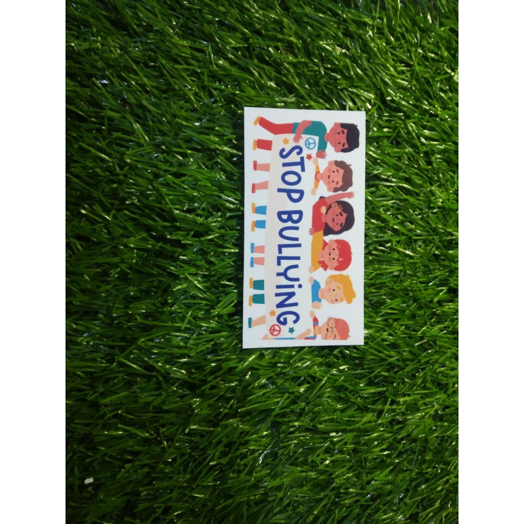 

stiker vinyl stop bullying