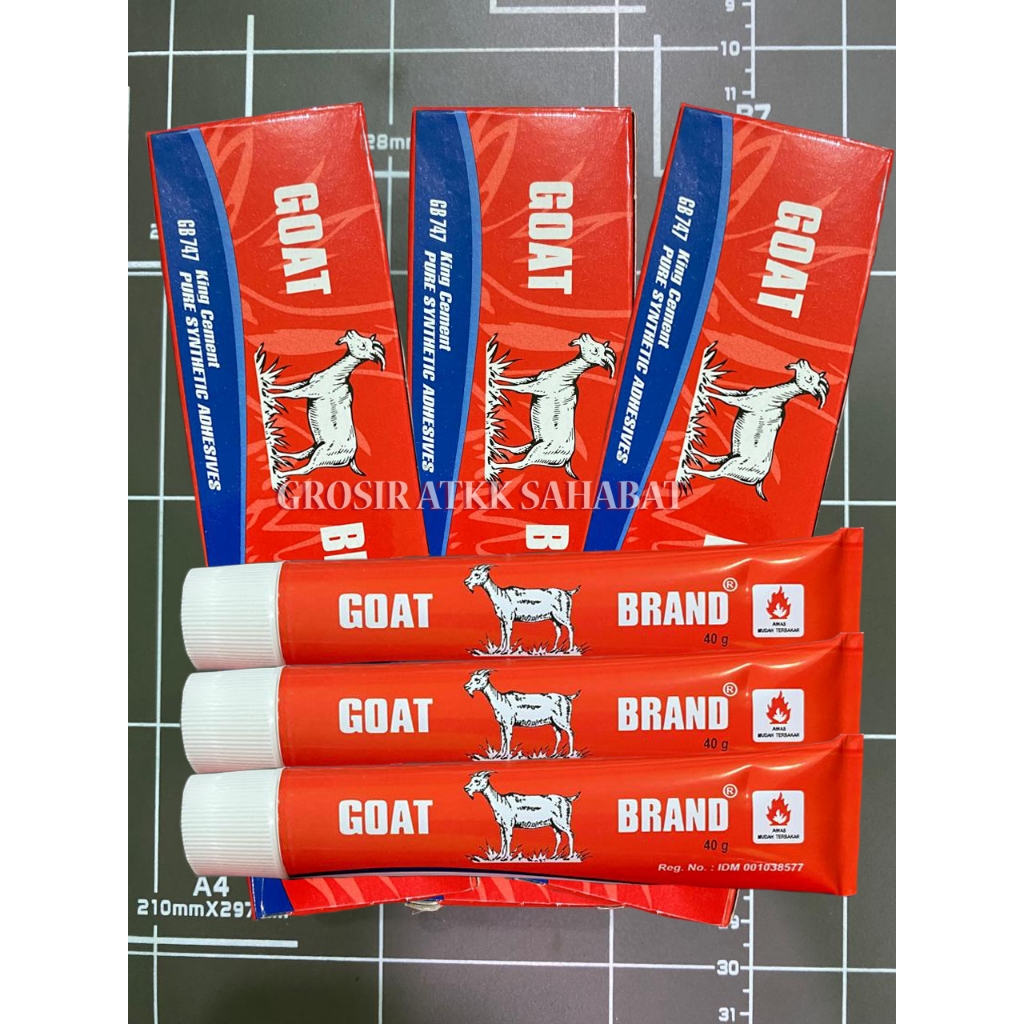 LEM KAMBING/LEM GOAT TUBE/LEM KAMBING ODOL/40 GRAM (1 PCS)