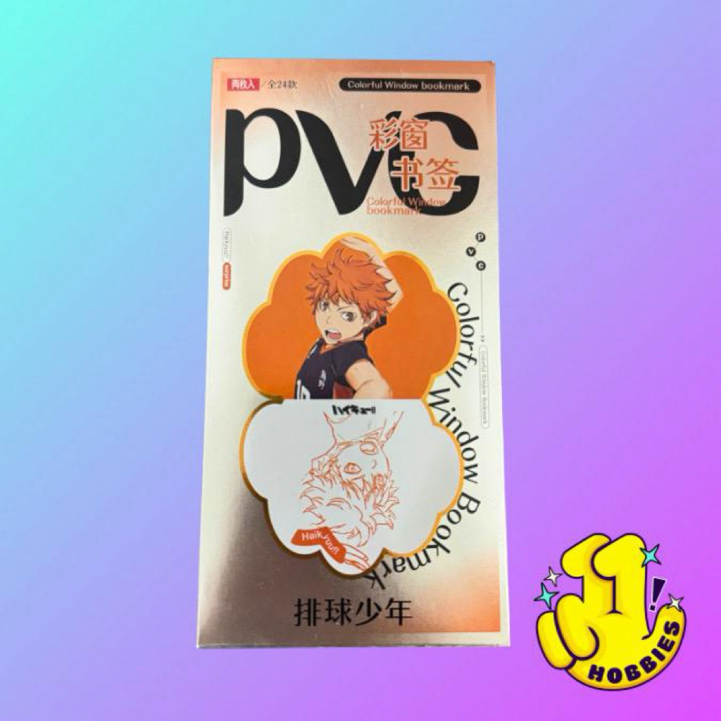 

ELEVEN HOBBIES SHOP - HAIKYU Bookmark PVC Transparent Clear Pembatas Buku Anime Collection