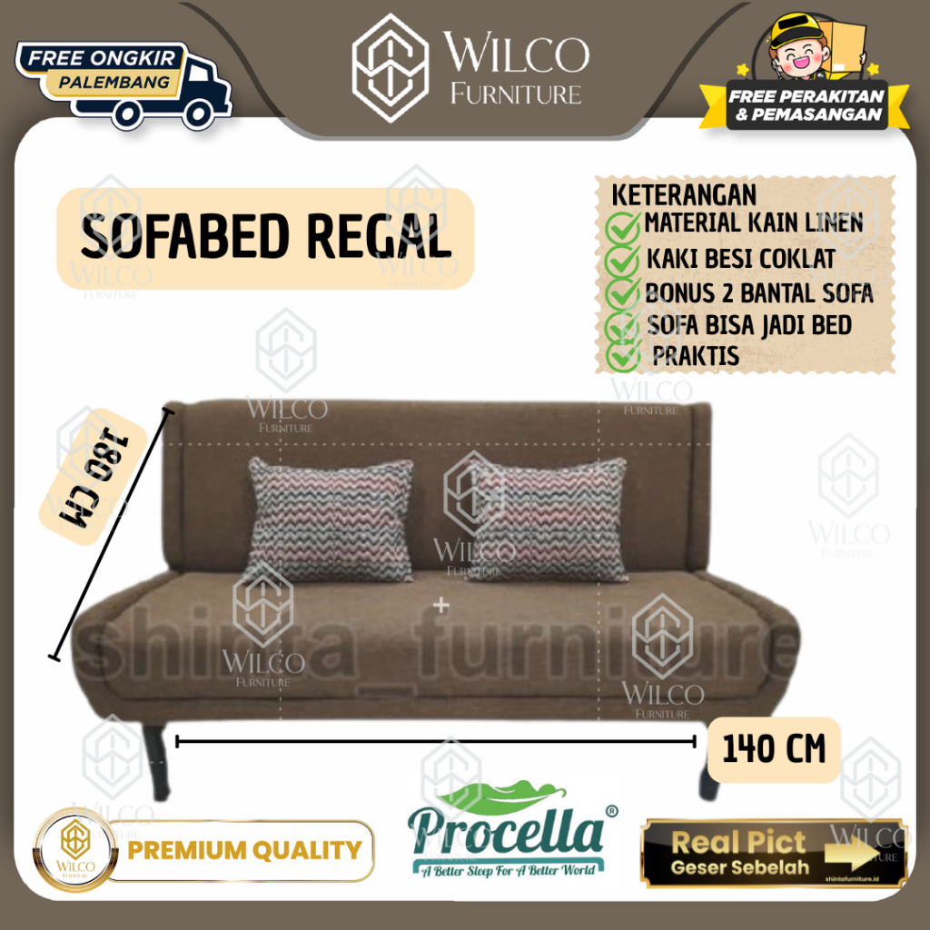 Sofa Bed Procella Regal Sofa Lipat Sofa Bed Minimalis