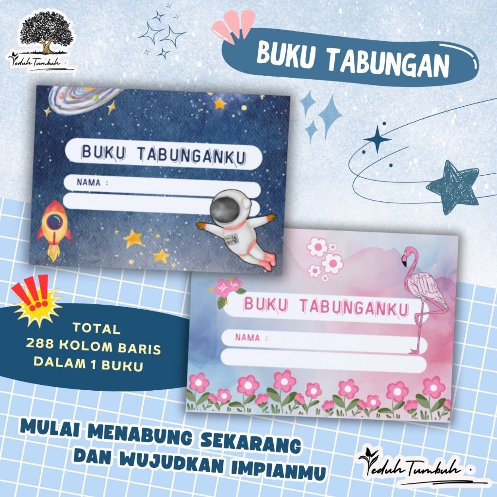 

BUKU TABUNGAN ANAK KOLOM BANYAK AWET SETAHUN - TABUNGAN SEKOLAH MOTIF LUCU MURAH