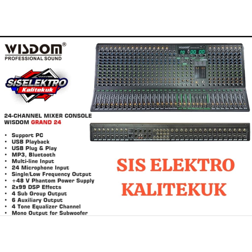 Mixer wisdom 24 chanel mixer wisdom grand 24