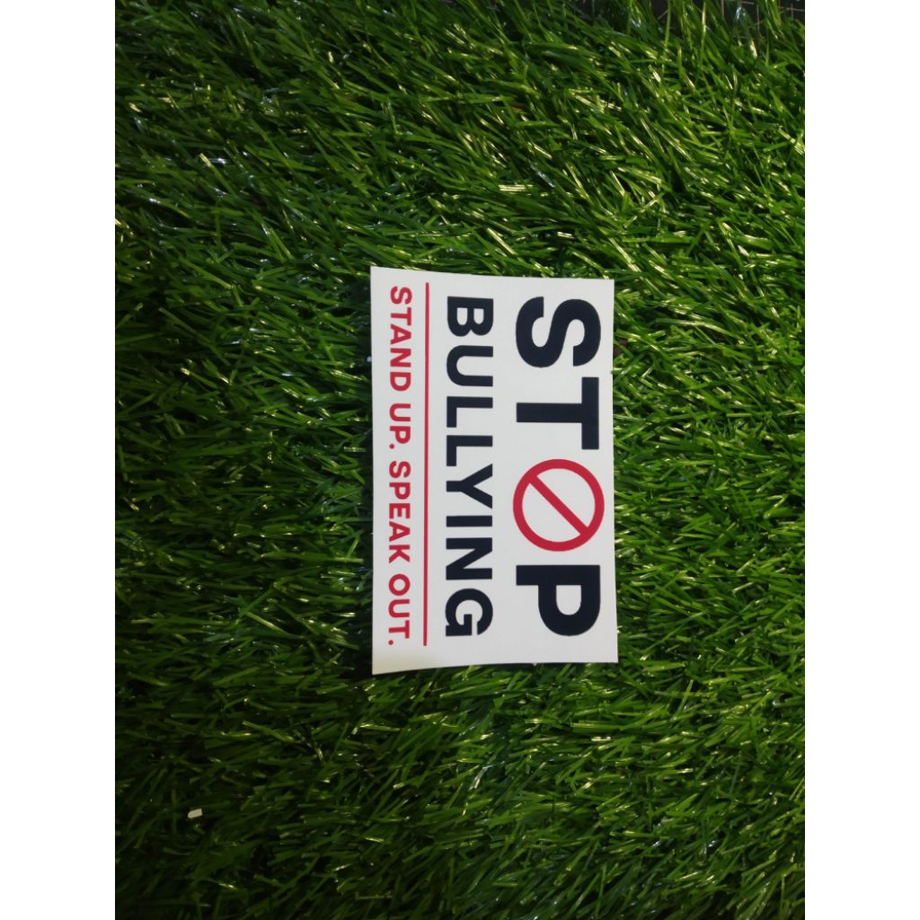 

stiker vinyl stop bulying