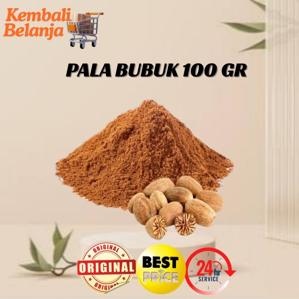 

Pala Bubuk/Nutmeg Powder 100 Gram