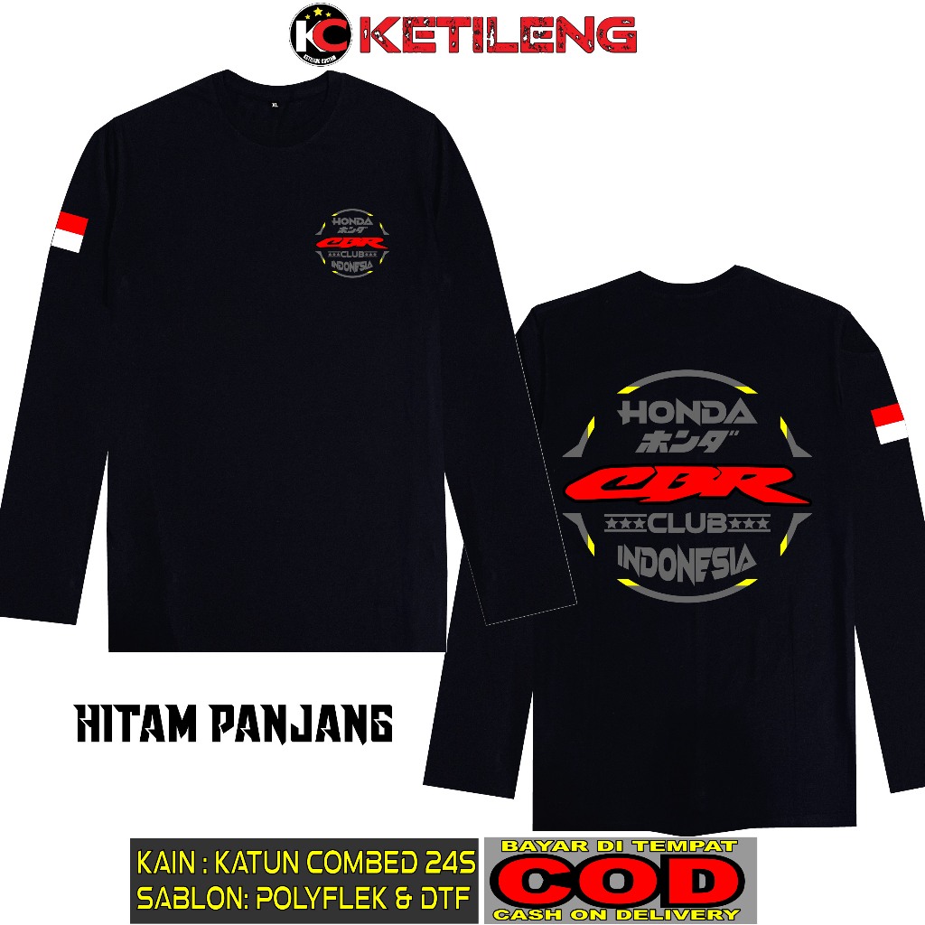 KAOS HONDA CBR OLD M4 BAHAN COTTON COMBED 24S TEBAL ADEM BISA COD KAOS DISTRO KAOS KEREN