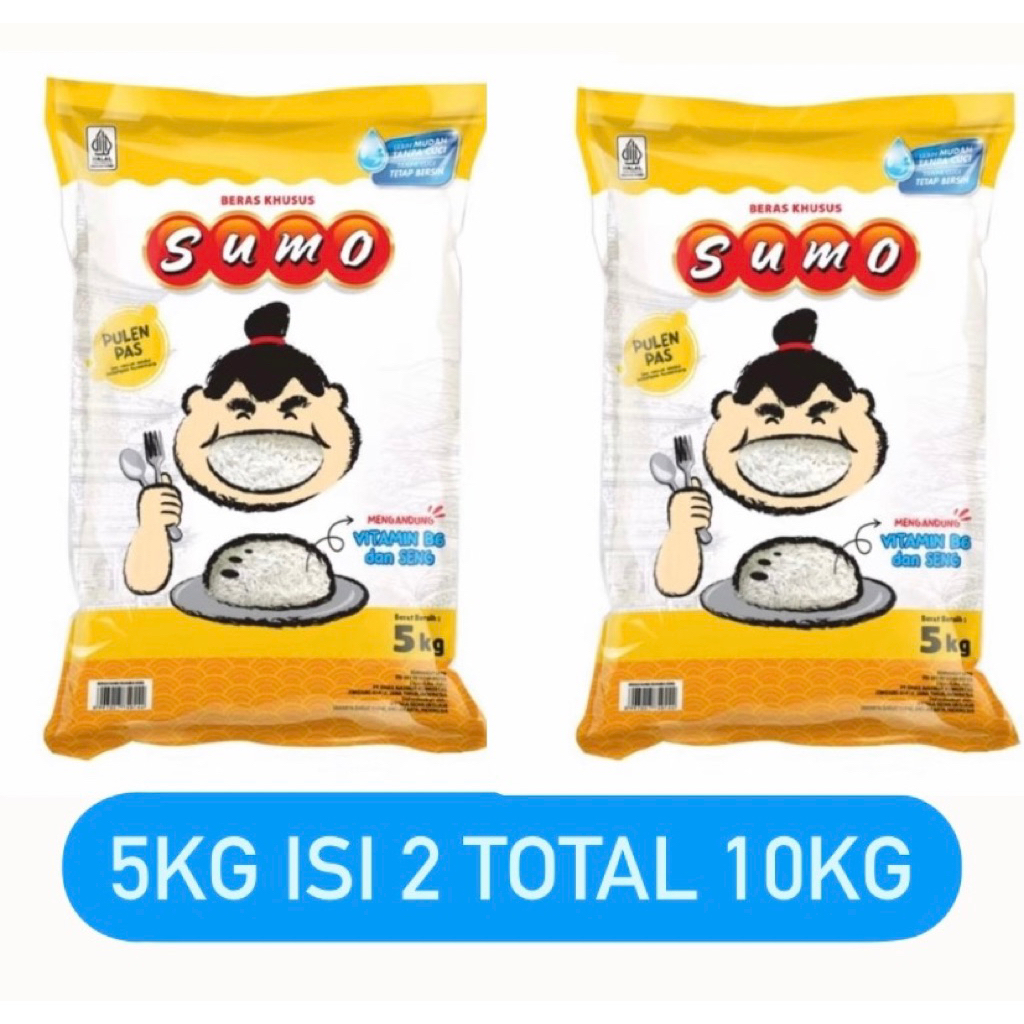 

SUMO KUNING BERAS Fortifikasi Kemasan 5kg dan 3kg