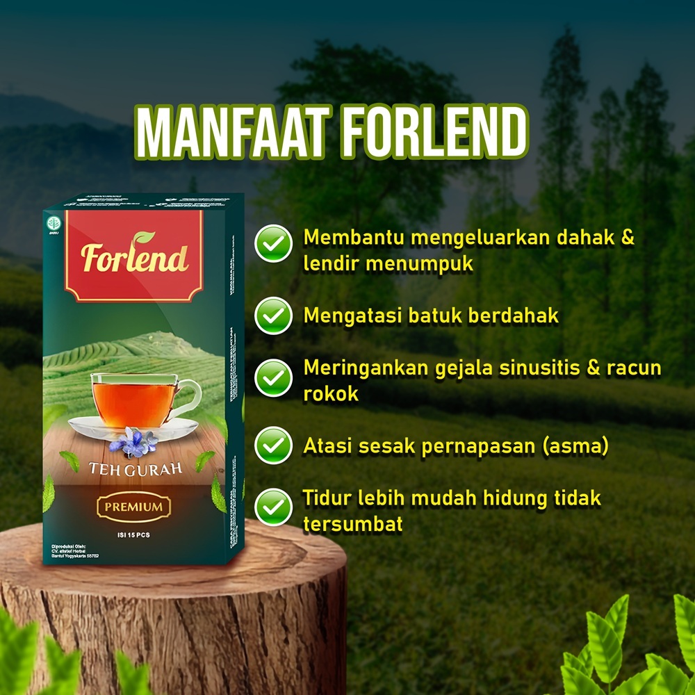 

Teh Gurah Herbal FORLEND | Solusi Alami Batuk Asma Pilek Sinusitis