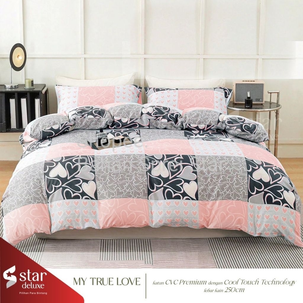 Bahan Kain Sprei Star - My True Love