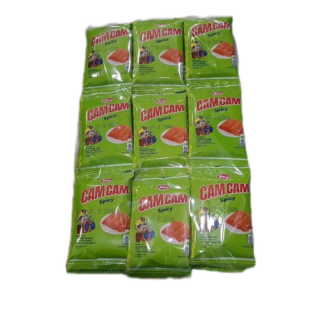 

CAM CAM SPICY ISI 30 SNACK HALAL CAM CAM