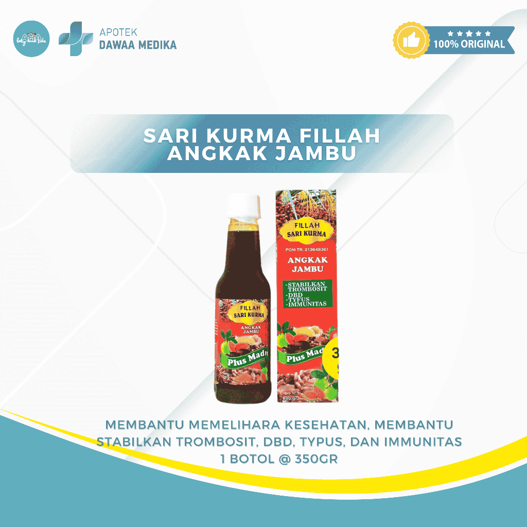 

SARI KURMA FILLAH ANGKAK JAMBU PLUS MADU 350GR