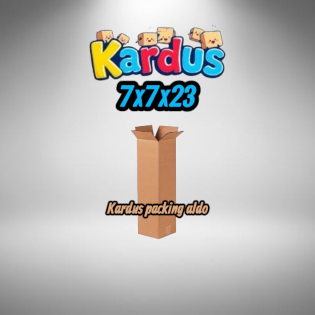 

kardus box packing 7x7x23