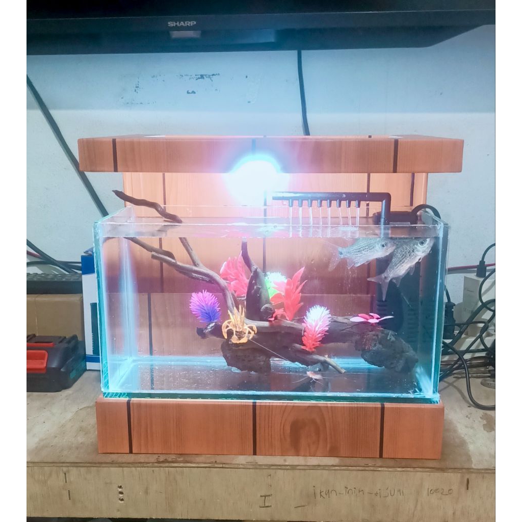 Akuarium fullset minimalis (bisa COD)
