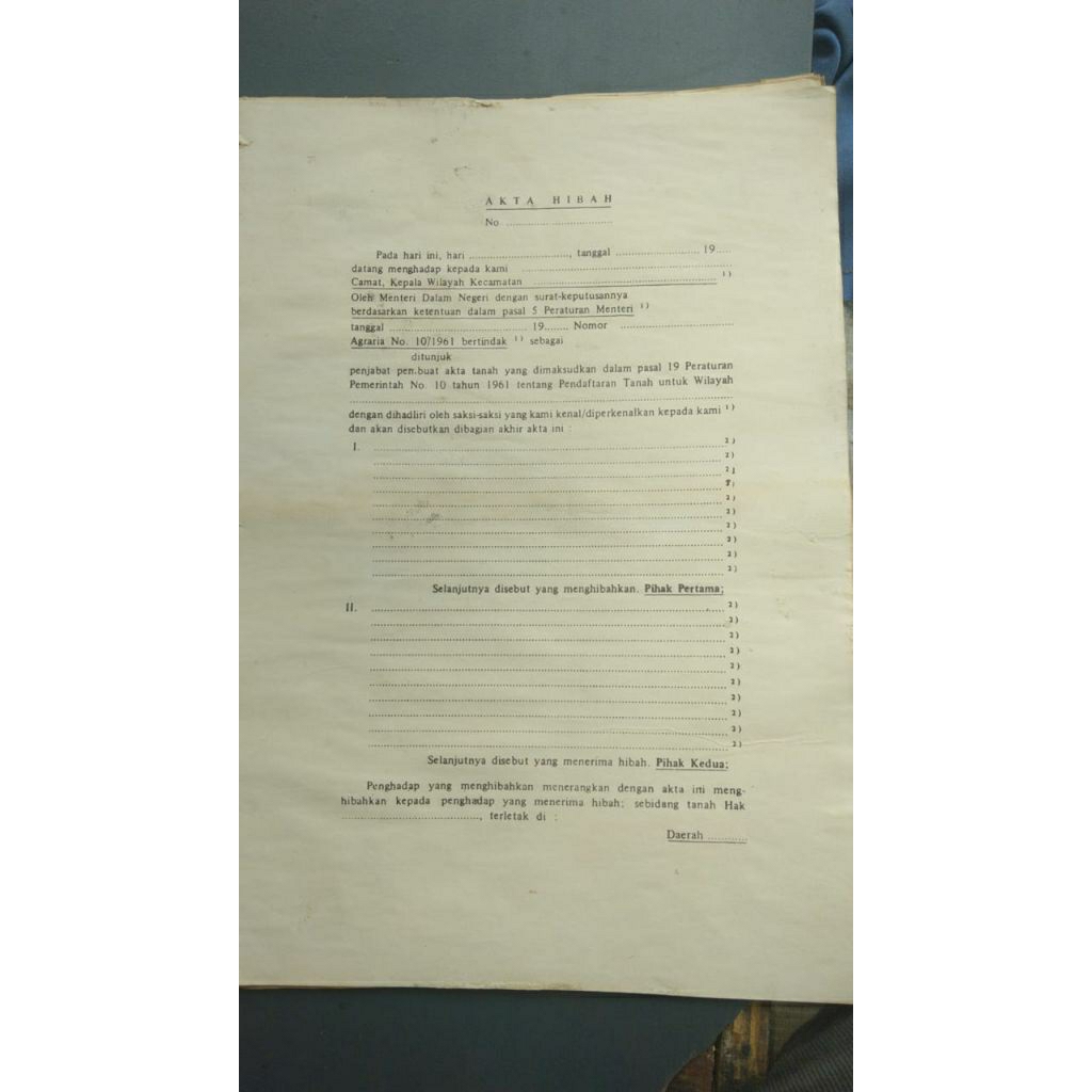 

dokumen kosongan AKTA HIBAH 1375 1982sampai1989