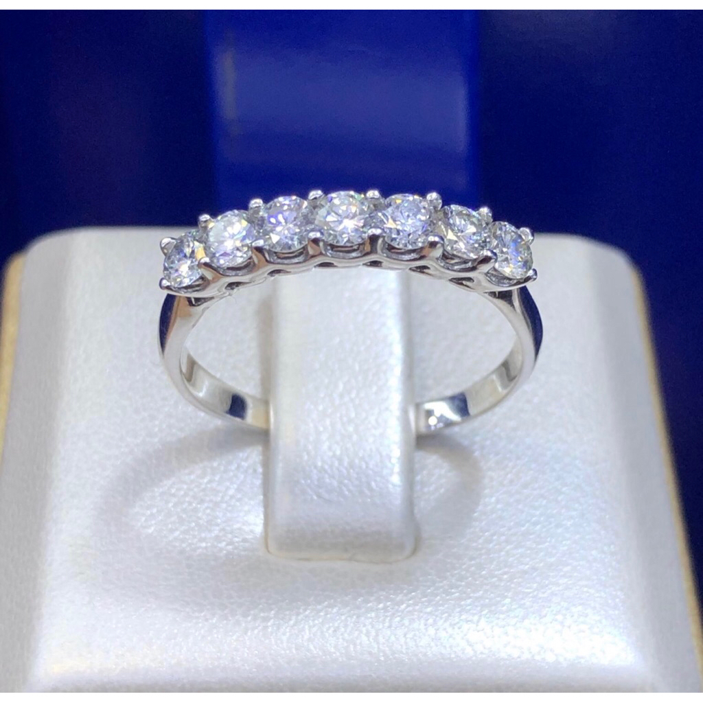 Cincin Berlian Listring (256) CD142, Size 19,5, D.7:0,88 crt, Emas 3 gr, Kadar 75%
