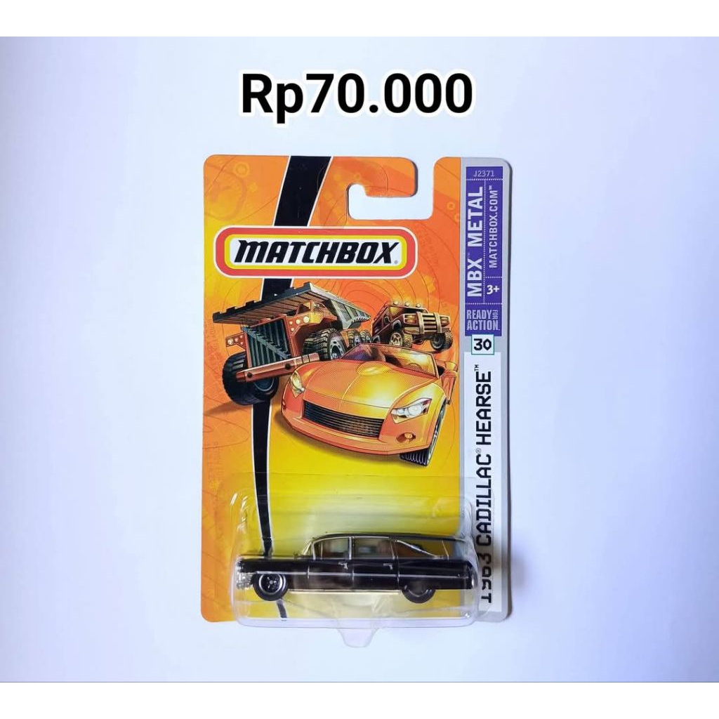 Matchbox 63 Cadillac Hearse black