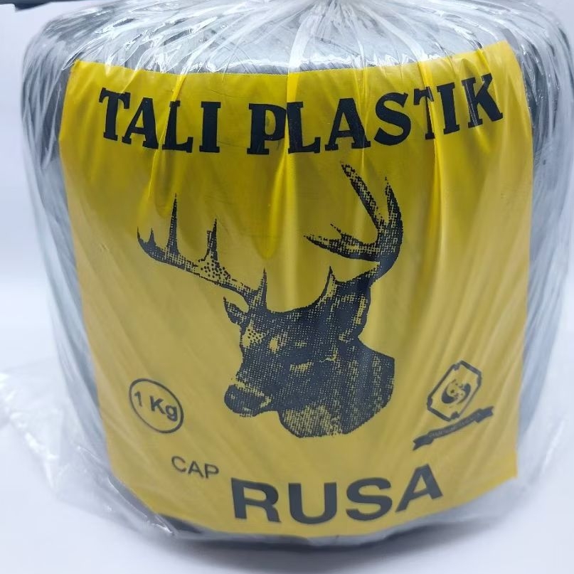 

TALI PLASTIK HITAM RUSA KUNING 1000GR ( 1 BKS )