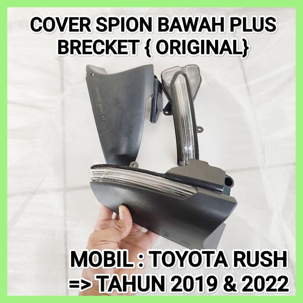 ORIGINAL / Cover Spion Bawah + Lampu Sein Toyota Rush 2019 2020 2021 2022