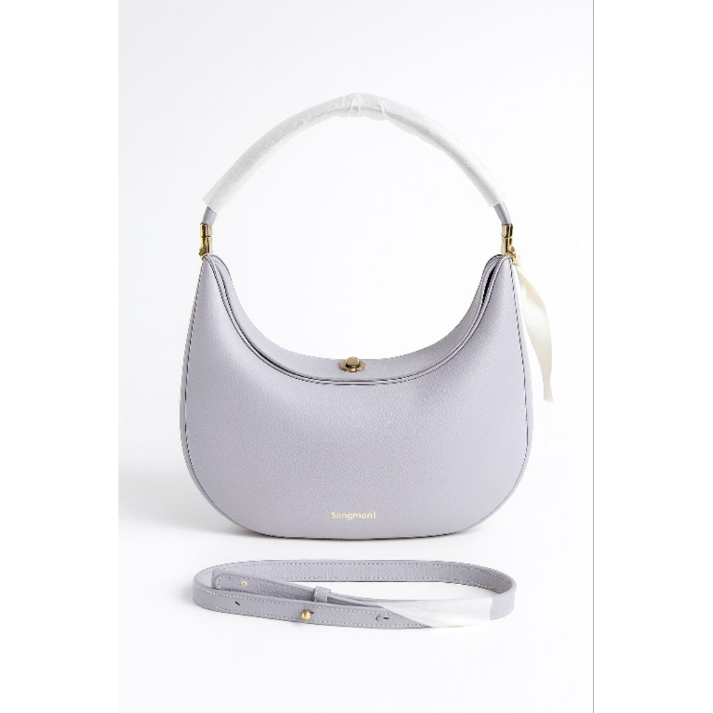 Tas Songmont Wanita Premium warna Ungu - Shoulderbag dan slingbag elegan dan minimalis tas wanita