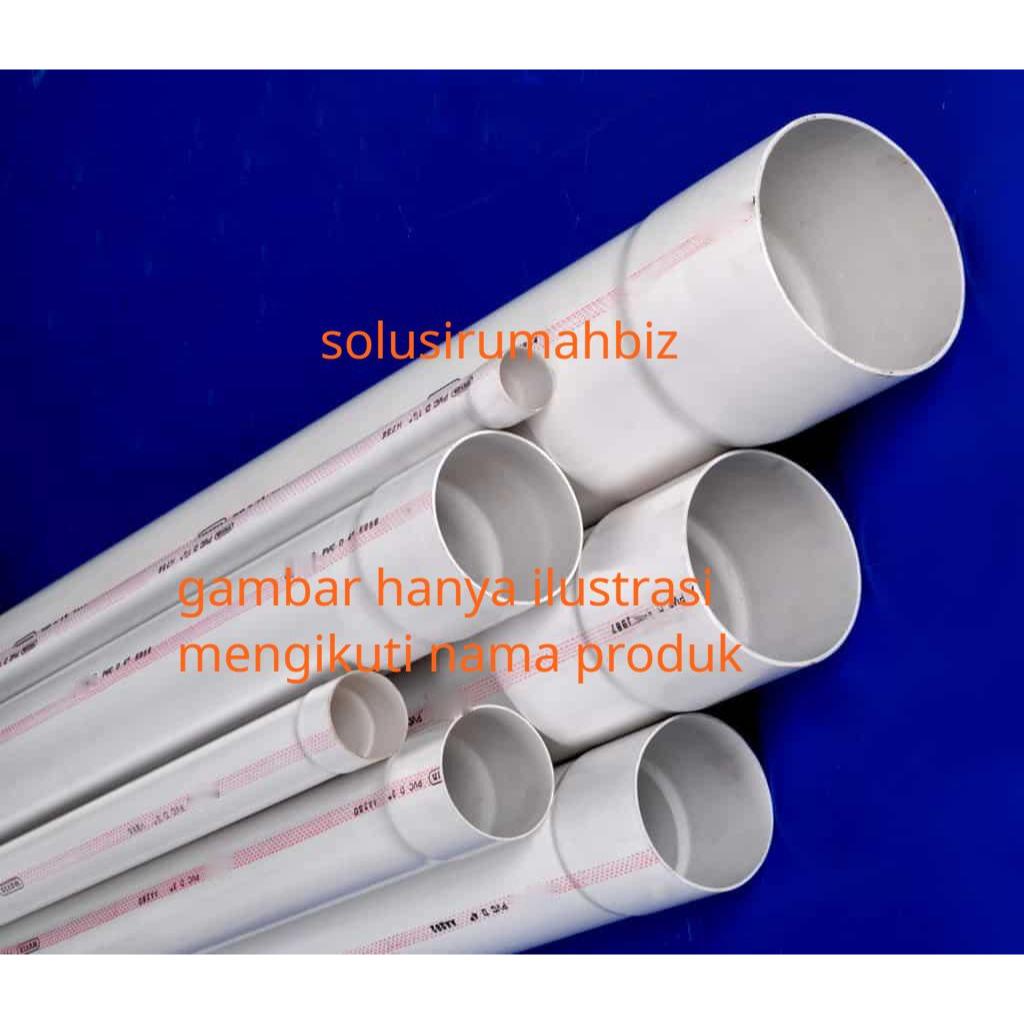 SATU METER 1M PARALON 2C 2" C PUTIH PIPA PVC O 2" 2 IN plastik plastic winlon